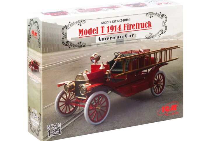 Збірна модель ICM - Модель T 1914 р., Американський пожежний автомобіль (24004)