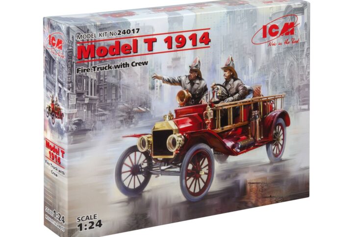 Збірна модель ICM - Модель T 1914 пожежний автомобіль з екіпажем (24017)