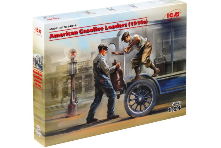 Збірна модель ICM - Американські вантажники бензину (1910-ті р) (2 фігури) (24018)
