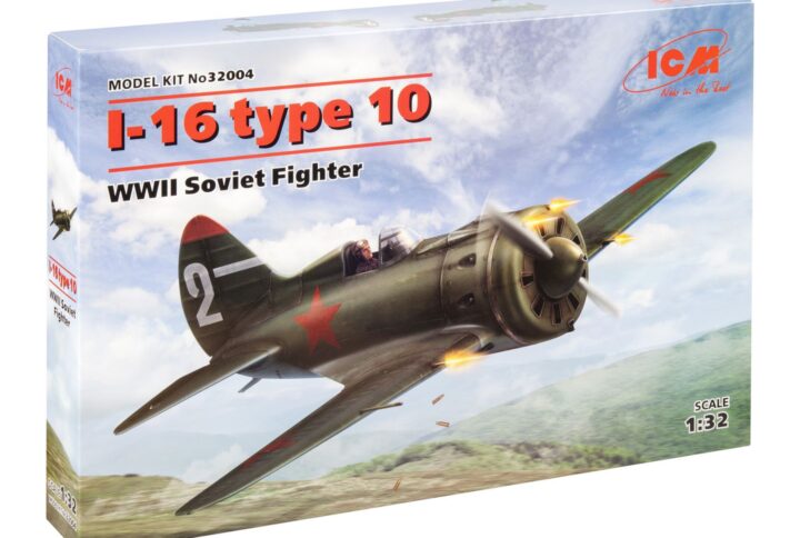 Збірна модель ICM - I-16 type 10, Радянський винищувач 2СВ (32004)