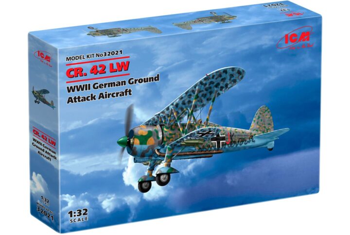 Збірна модель ICM - CR. 42 LW, Штурмовий літак ВПС Німеччини II СВ (32021)