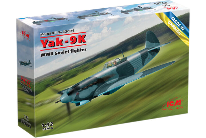 Збірна модель ICM - Як-9К, Радянський винищувач 2 СВ (32091)