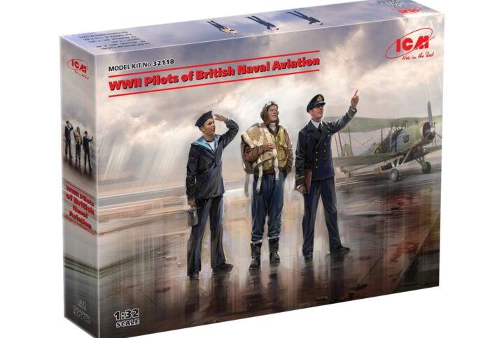 Збірна модель ICM - Пілоти британської морської авіації 2СВ (32118)