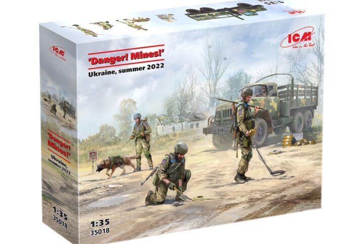 Збірна модель ICM - "Небезпечно! Міни!" Україна, літо 2022 (35018)