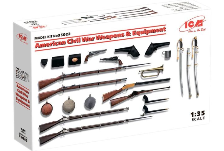 Збірна модель ICM - Зброя і спорядження Громадянської війни в США (35022)