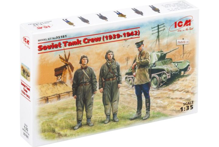 Збірна модель ICM - Радянський танковий екіпаж (1939-1942р.) (35181)