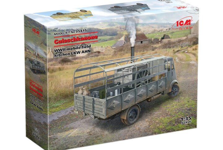 Збірна модель ICM - AHN "Gulaschkanone", німецька мобільна польова кухня 2СВ (35415)