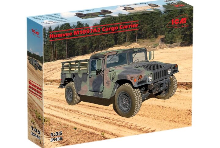 Збірна модель ICM - Humvee M1097A2, транспортер вантажів (35436)