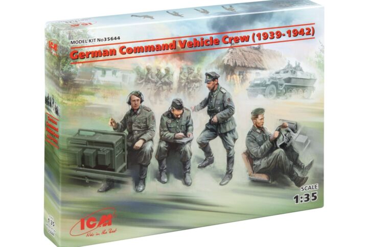Збірна модель ICM - Німецький екіпаж командної машини (1939-1942 р.) (35644)