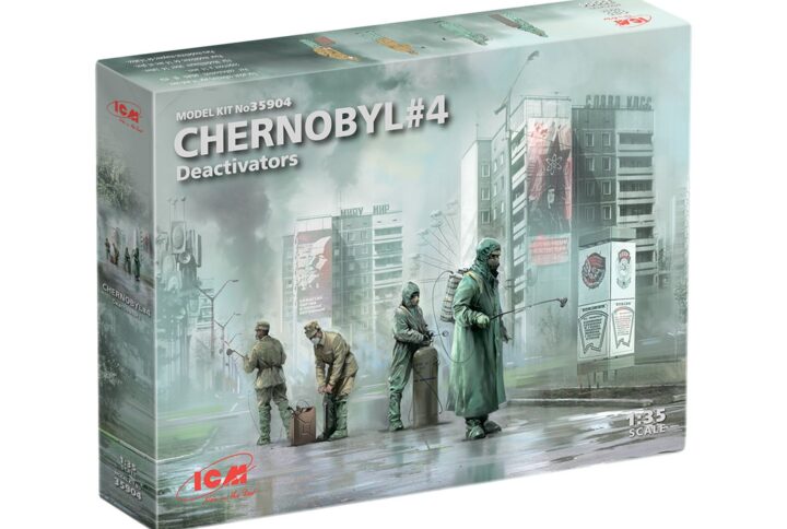 Збірна модель ICM - Чорнобиль #4. Дезактиватори (4 фігури) (35904)