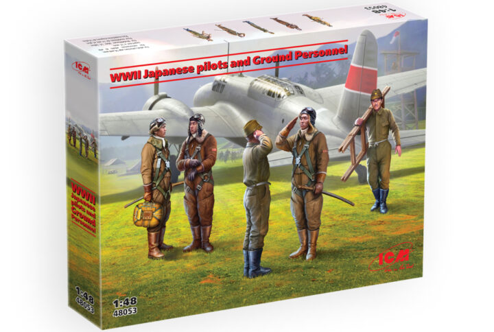 Збірна модель ICM - Японські пілоти та наземний персонал 2СВ (48053)