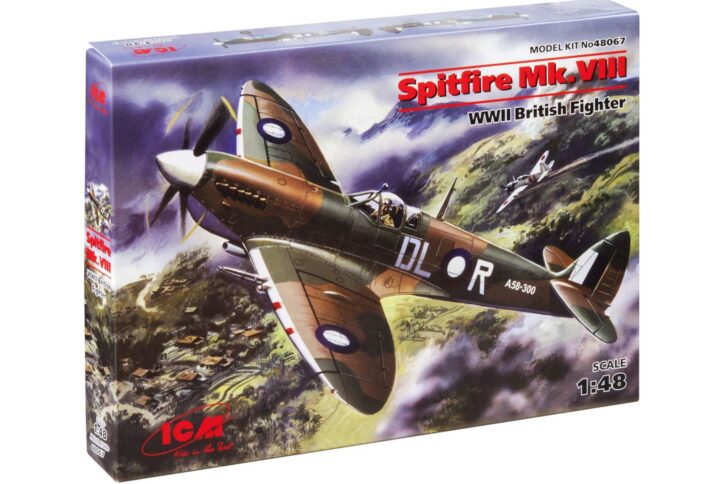 Збірна модель ICM - Спітфайр Mк.VIII, британський винищувач 2 Світової війни (48067)