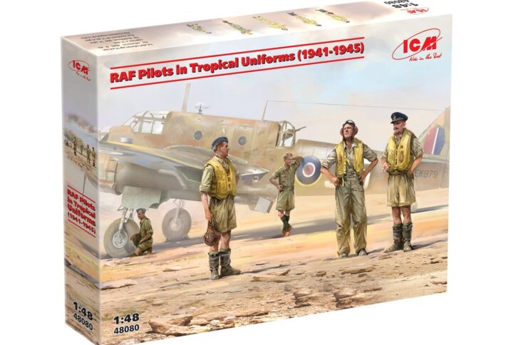 Збірна модель ICM - Пілоти RAF 2СВ у тропічній уніформі (48080)