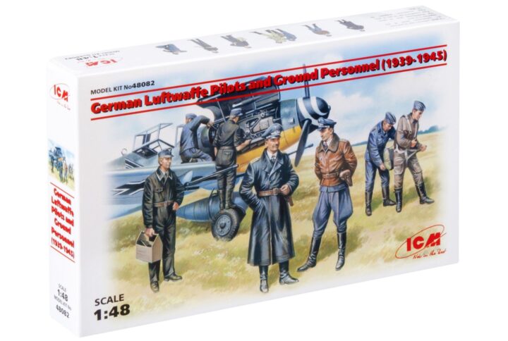 Збірна модель ICM - Пілоти і техніки ВПС Німеччини (1939-1945р.) (48082)