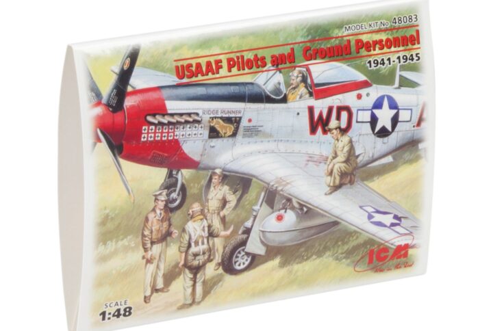 Збірна модель ICM - Пілоти і техніки ВПС США (1941-1945р.) (48083)