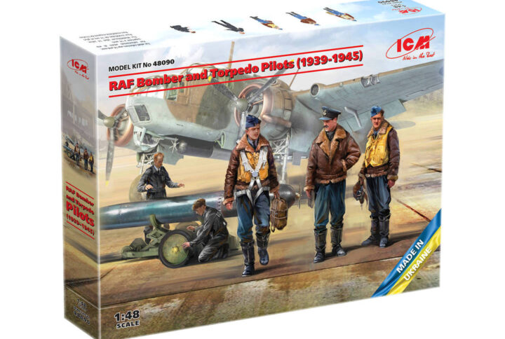 Збірна модель ICM - Пілоти бомбардувальників і торпедоносців RAF 2СВ (48090)