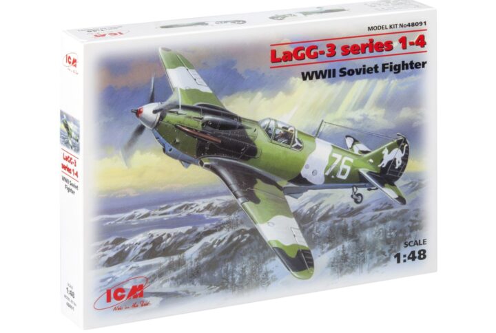 Збірна модель ICM - ЛаГГ-3 1-4 серії, радянський винищувач 2 СВ (48091)