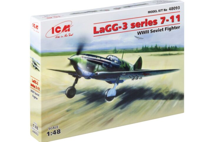 Збірна модель ICM - ЛаГГ-3 7-11 серії, радянський винищувач 2 СВ (48093)