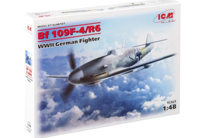 Збірна модель ICM - Месершмит Bf 109F-4/R6, німецький винищувач 2 Світової війни (48107)