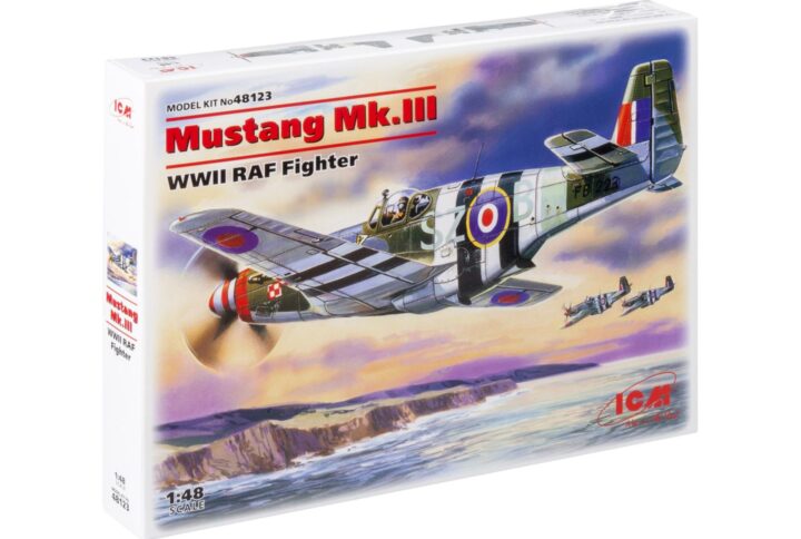 Збірна модель ICM - Мустанг Мк.ІІІ, винищувач ВПС Великобританії 2 Світової війни (48123)