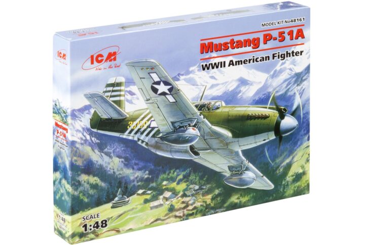 Збірна модель ICM - Мустанг Р-51А, американський винищувач 2 Світової війни (48161)