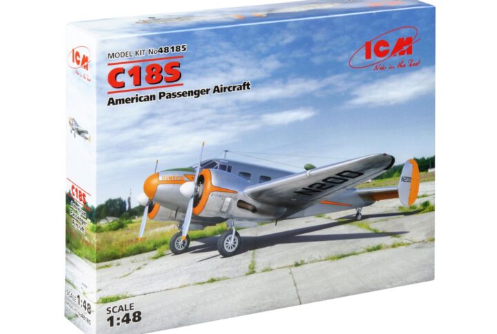Збірна модель ICM - C18S, Американський пасажирський літак (48185)