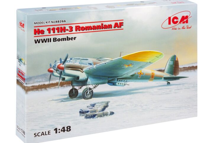Збірна модель ICM - He 111H-3 ВПС Румунії, Бомбардувальник II СВ (48266)
