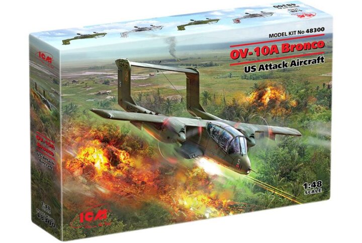 Збірна модель ICM - OV-10А Bronco, Американський ударний літак (48300)