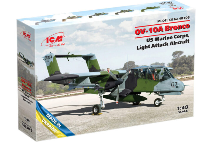 Збірна модель ICM - OV-10А Bronco легкий штурмовик Корпусу морської піхоти США (48305)