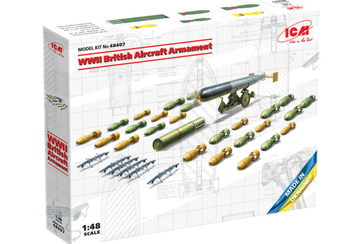 Збірна модель ICM - Військова техніка британської авіації 2СВ (48407)