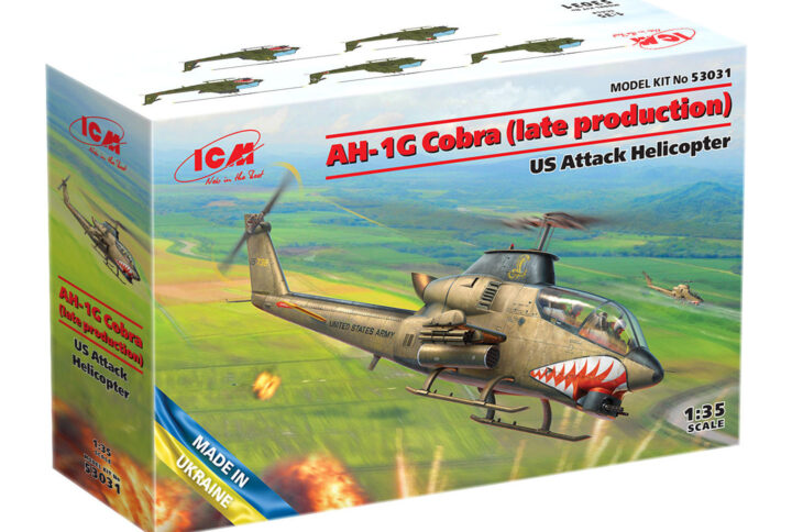 Збірна модель ICM - AH-1G Cobra (пізнього виробництва), ударний гелікоптер США (53031)