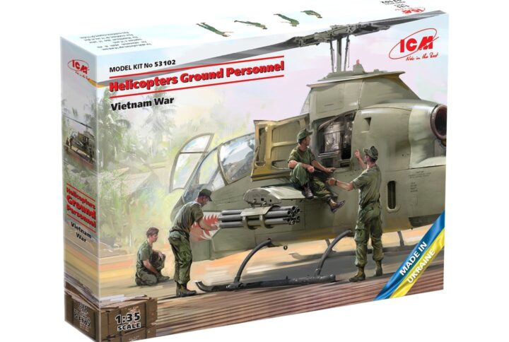 Збірна модель ICM - Наземний персонал гелікоптерів (В'єтнамська війна) (53102)