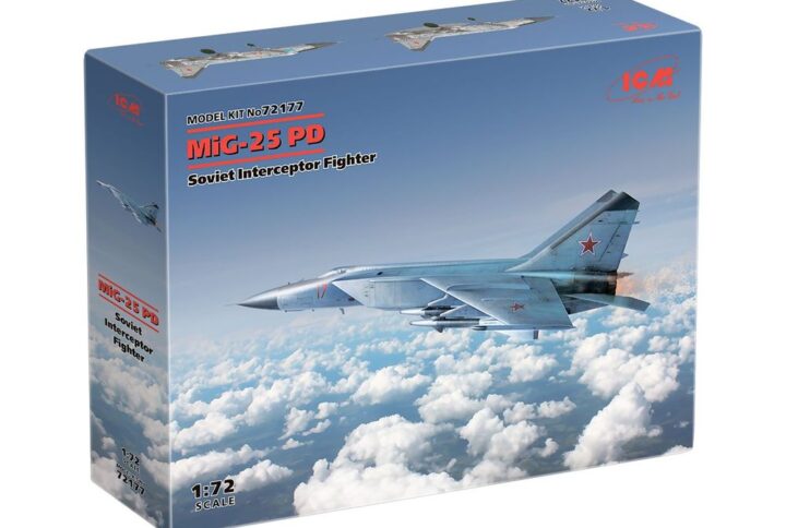 Збірна модель ICM - МіГ-25ПД, Радянський винищувач-перехоплювач (72177)
