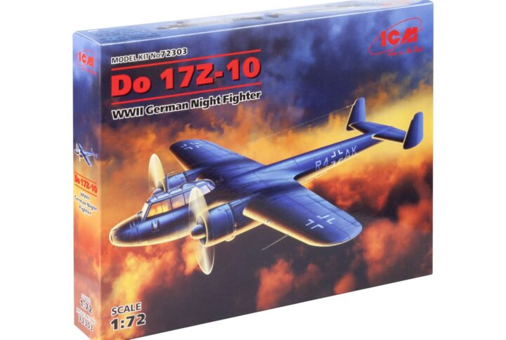Збірна модель ICM - Do 17Z-10, Німецький нічний винищувач 2 Світової війни (72303)