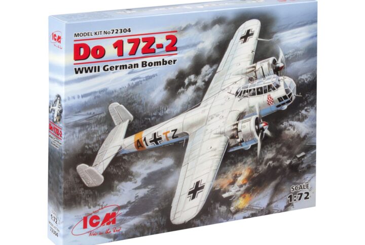 Збірна модель ICM - Do 17Z-2, Німецький бомбардувальник 2 Світової війни (72304)