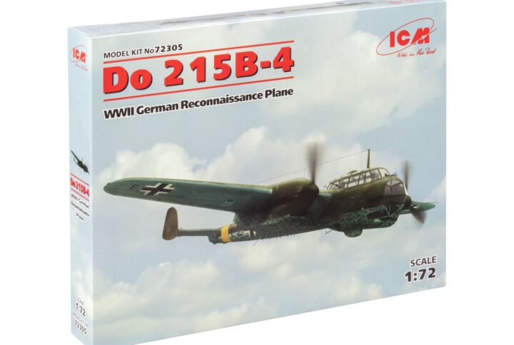 Збірна модель ICM - Do 215B-4, Німецький літак-розвідник 2 Світової Війни (72305)