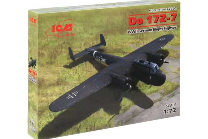 Збірна модель ICM - Do 17Z-7, Німецький нічний винищувач 2 Світової війни (72307)