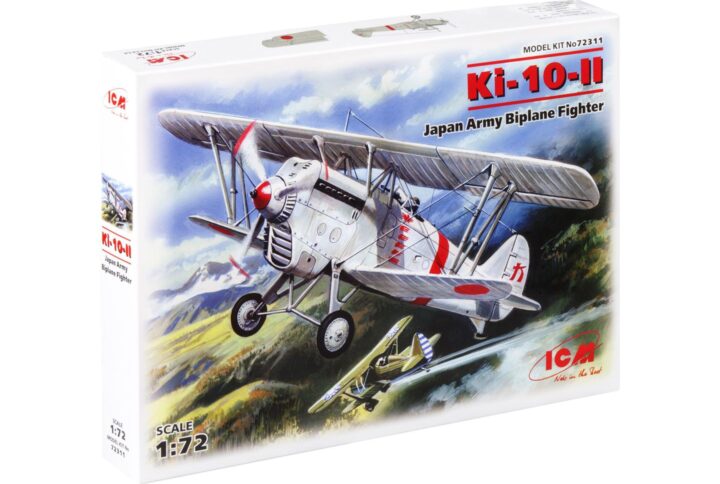 Збірна модель ICM - Ки-10-II, японський винищувач-біплан (72311)