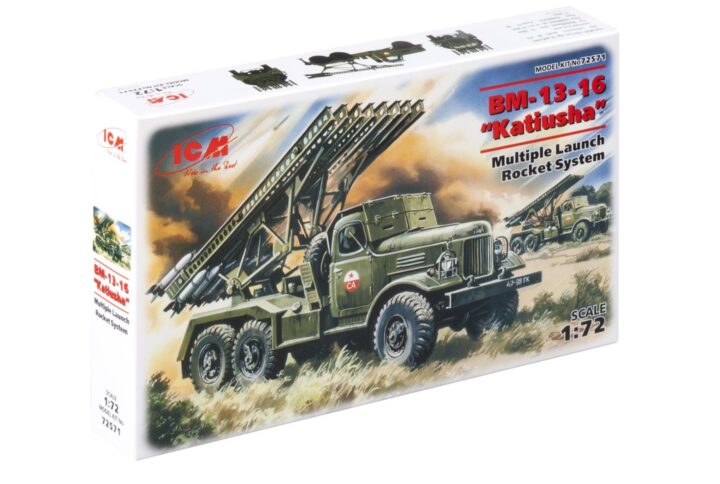 Збірна модель ICM - БМ-13-16 "Катюша", реактивна система залпового вогню (72571)