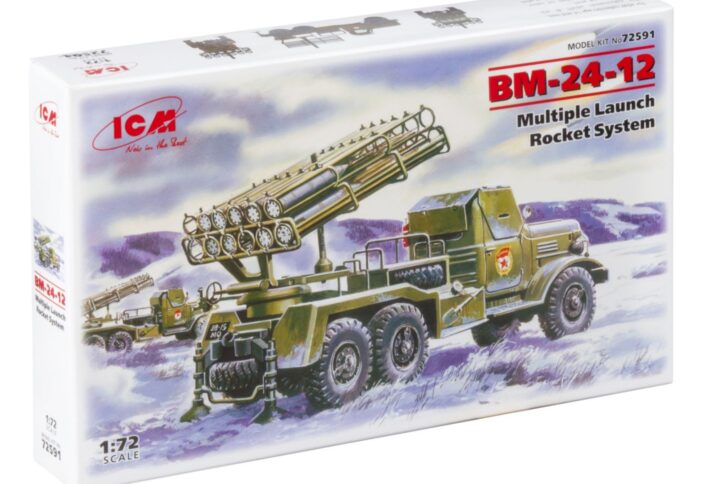 Збірна модель ICM - БМ-24-12, реактивна система залпового вогню (72591)