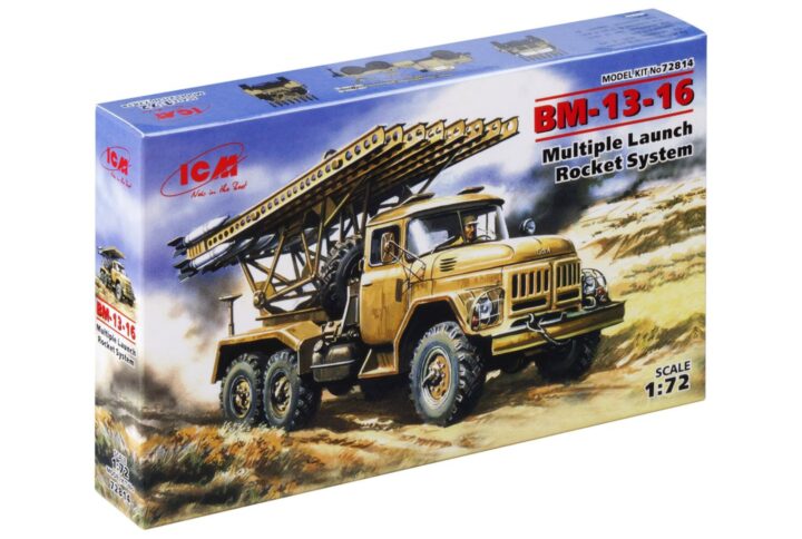 Збірна модель ICM - БМ-13-16, реактивна система залпового вогню (72814)