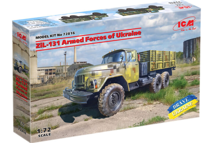Збірна модель ICM - ЗіЛ-131, військова вантажівка Збройних Сил України (72816)
