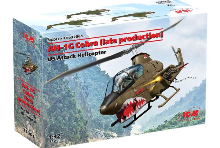 Збірна модель ICM - AH-1G Cobra (пізнього виробництва), Американський ударний гелікоптер (32061)