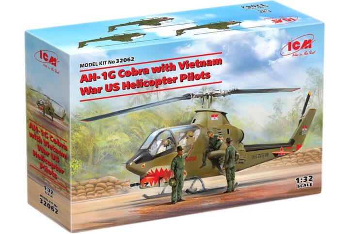 Збірна модель ICM - AH-1G Cobra з американськими пілотами (війна у В'єтнамі) (32062)