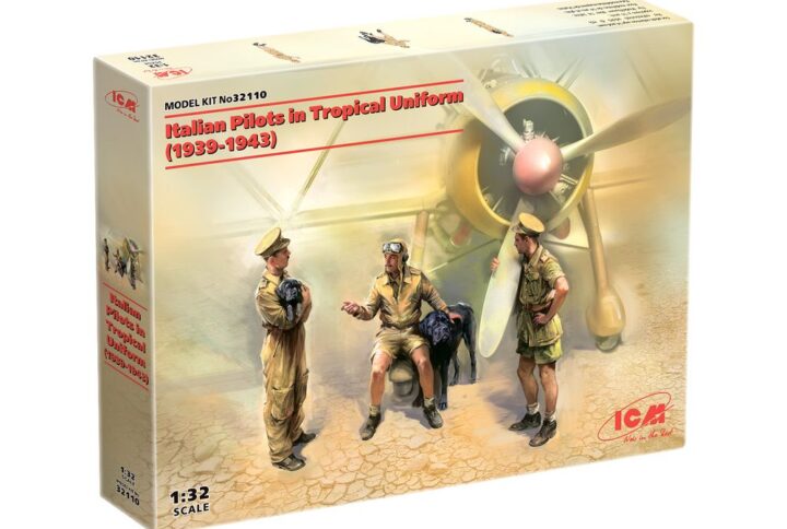 Збірна модель ICM - Італійські пілоти в тропічній уніформі (1939-1943) (32110)