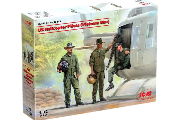 Збірна модель ICM - Американські пілоти гелікоптера (війна у В'єтнамі) (32114)