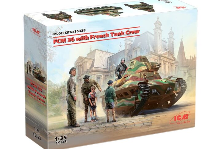Збірна модель ICM - FCM 36 з французьким танковим екіпажем (35338)