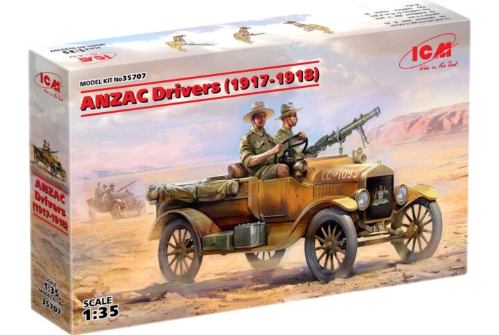 Збірна модель ICM - Водії ANZAC (1917-1918) (2 Фігури) (35707)