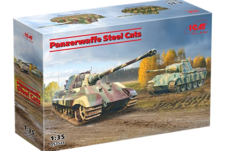 Збірна модель ICM - Сталеві коти Панцерваффе (DS3524)