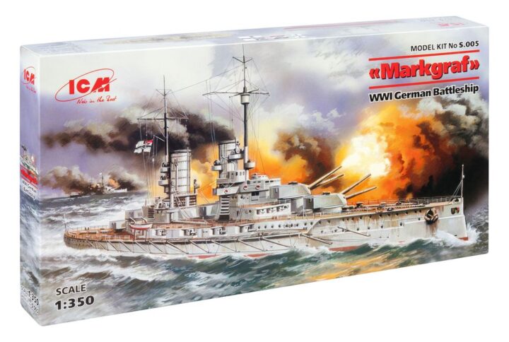 Збірна модель ICM - "Маркграф", німецький лінійний корабель 1 Світової війни (S.005)